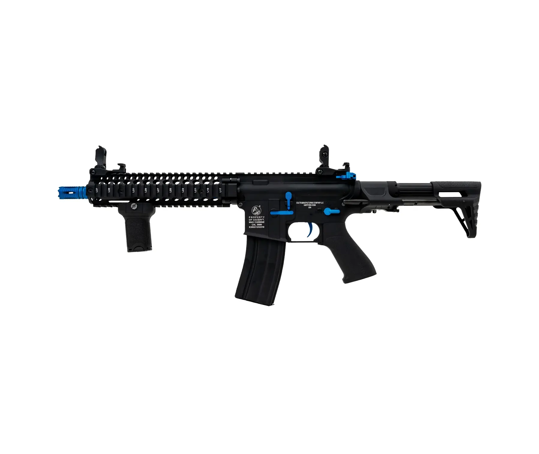 2025-180025 (BLUE) COLT M4 SIERRA AEG 6mm 1J 90R