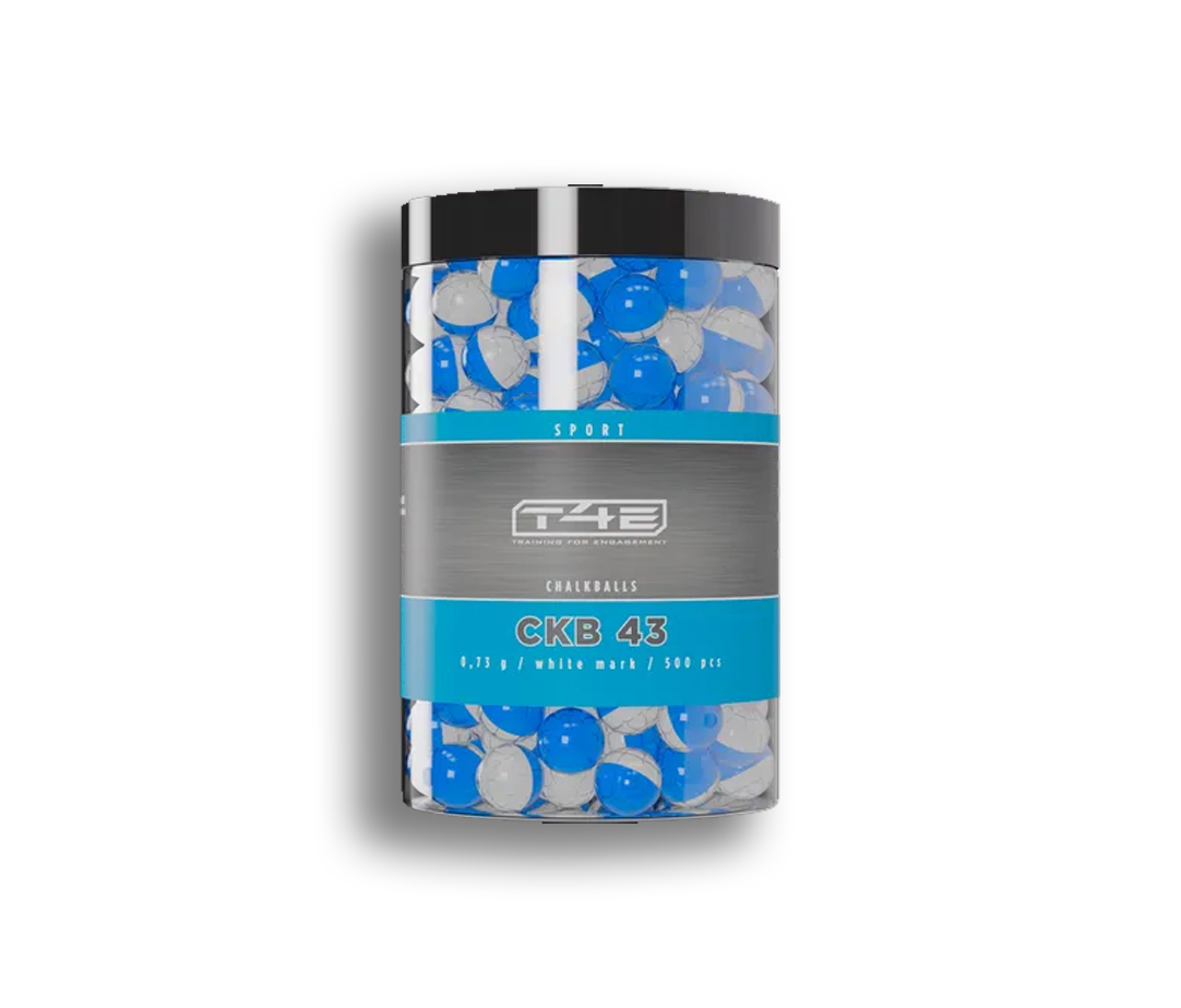 2.4775 - T4E Sport CKB 43 Chalkballs .43 White Mark 0,73 g 500 pcs