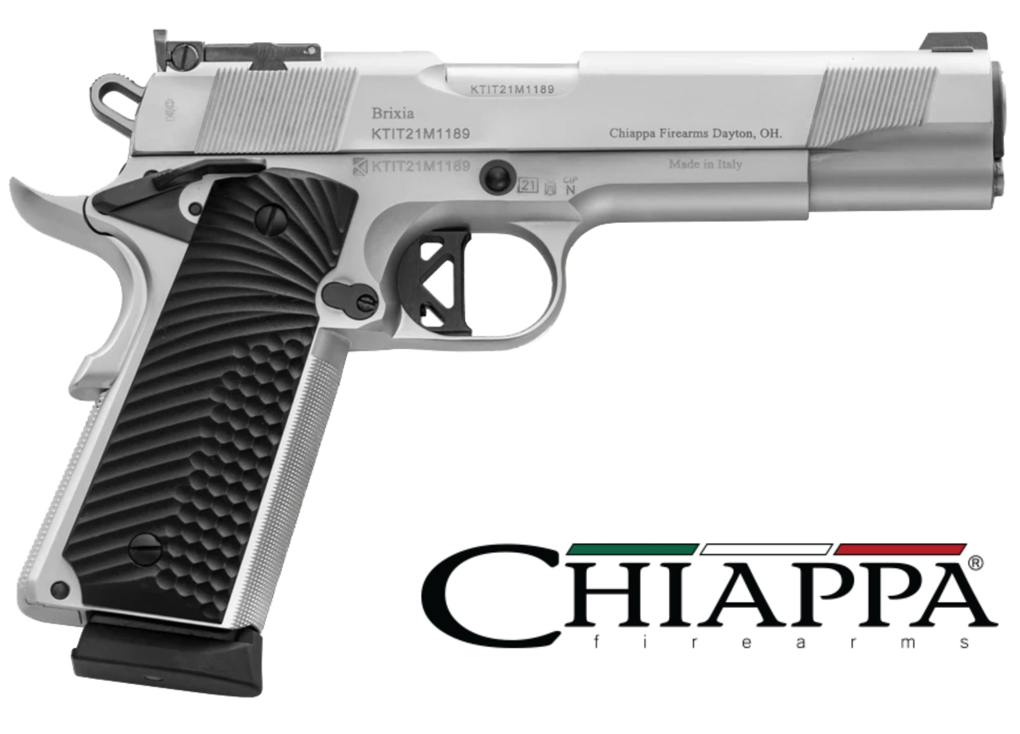 1911 EMPIRE GRADE PISTOL, CHROME, 5" BBL