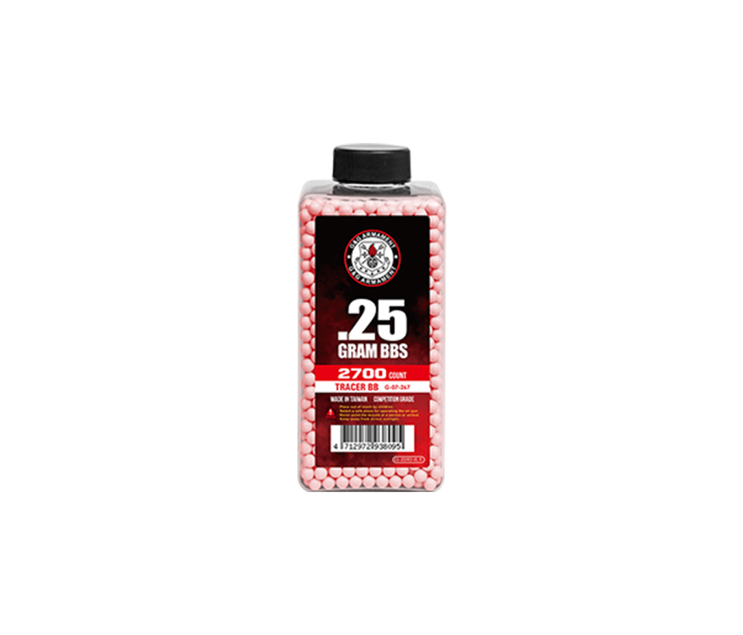 G-07-267 - 0.25g 2700 Tracer Red BBs